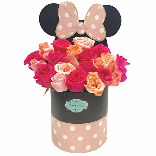 Arreglo Floral Minnie para 15 años